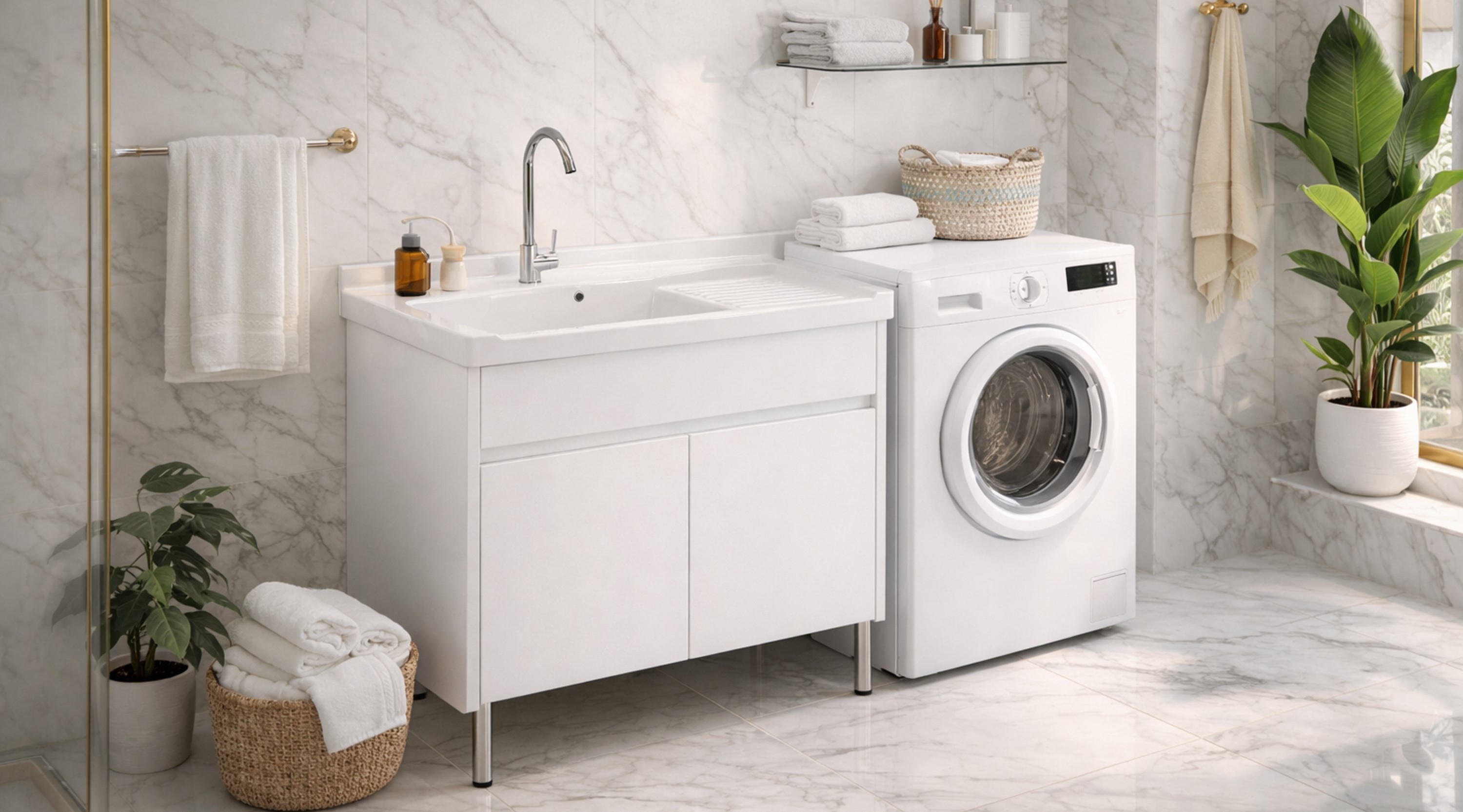 雅柏衛浴 洗衣台全系列